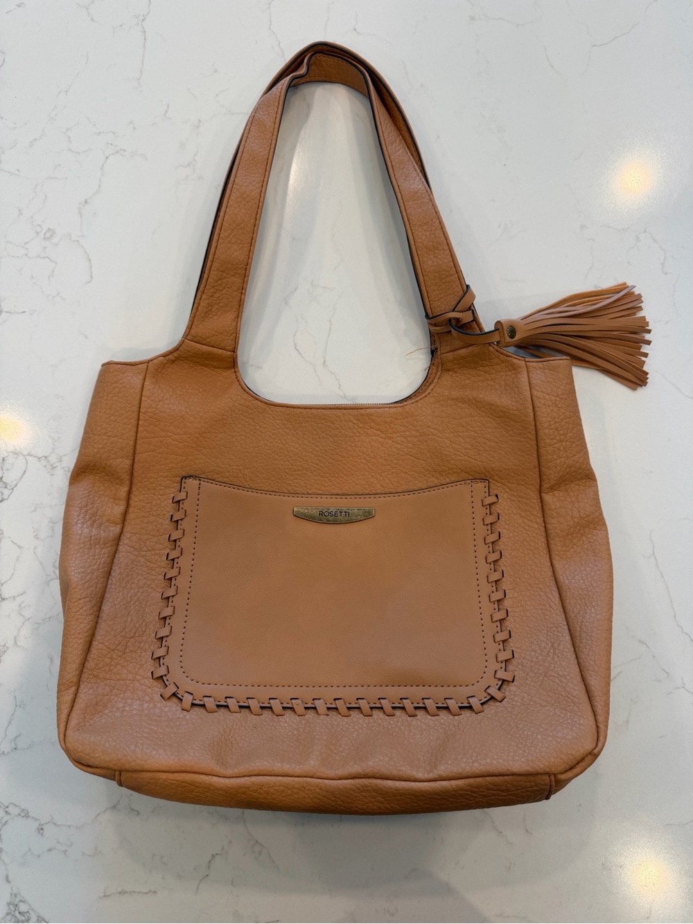 Rosetti Shoulder Tote with Tassel Accent